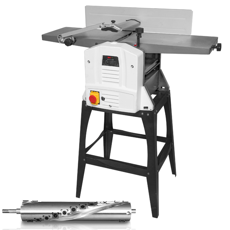 Woodworking Thicknesser - Spiral Cutter Multi-Function Wood Surfacing Thicknesser