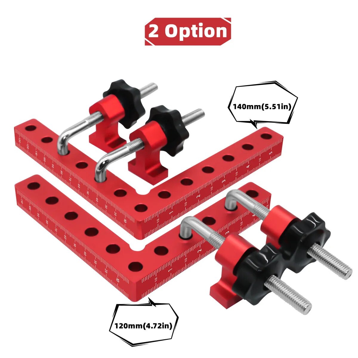 Woodworking Z Clips - 120/140mm 90 Degree Right Angle Corner