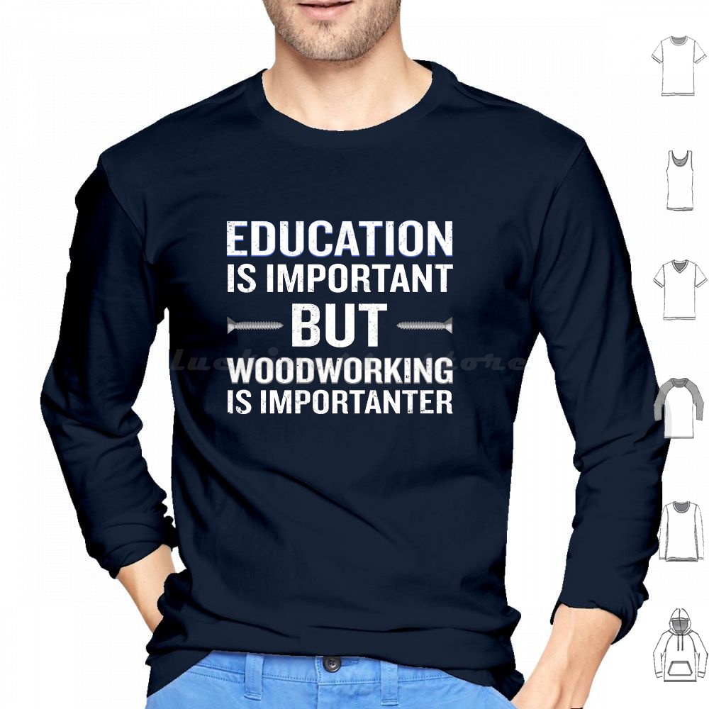 Woodworking Is Importanter Fun - Woodworking Quote recension och pris