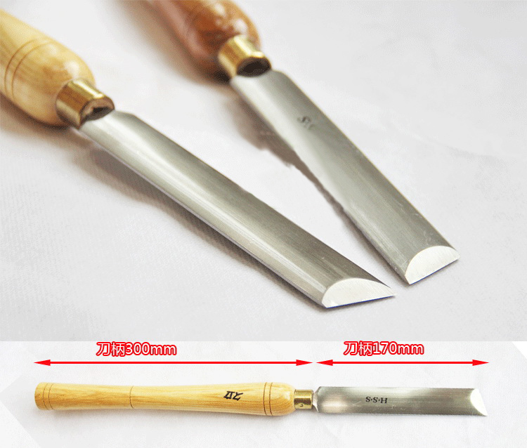 A2014-A HSS Oval Skew Chisel 2 - Skew Chisel Wood recension och pris