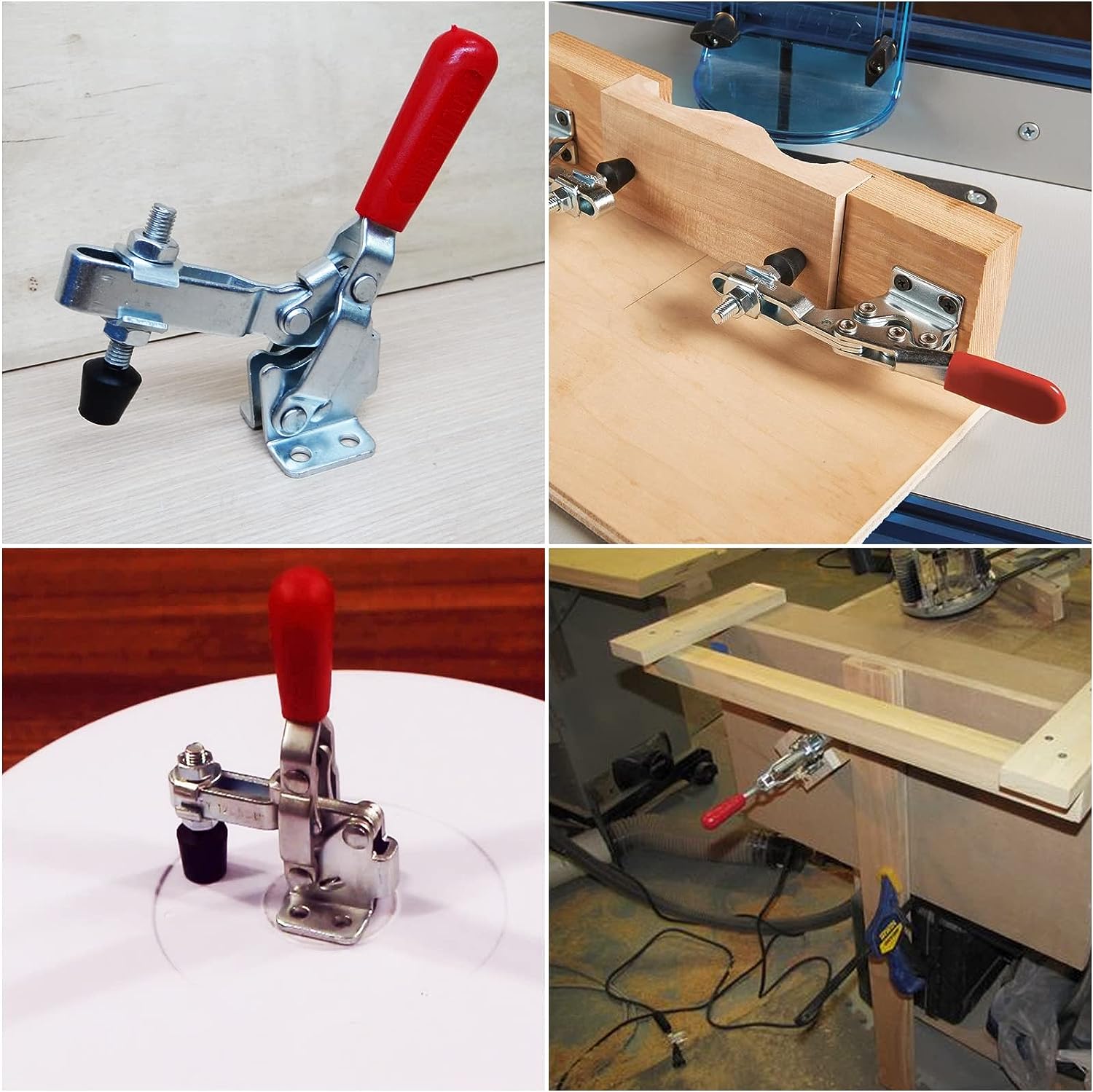 4Pcs Quick Release Hold Down T - Woodworking Quick Clamps recension och pris