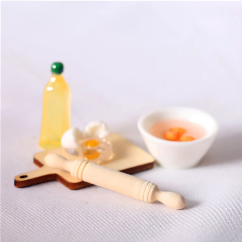 5 Pcs/Set Cute Rolling Pin Egg - Woodworking Oil Finish recension och pris