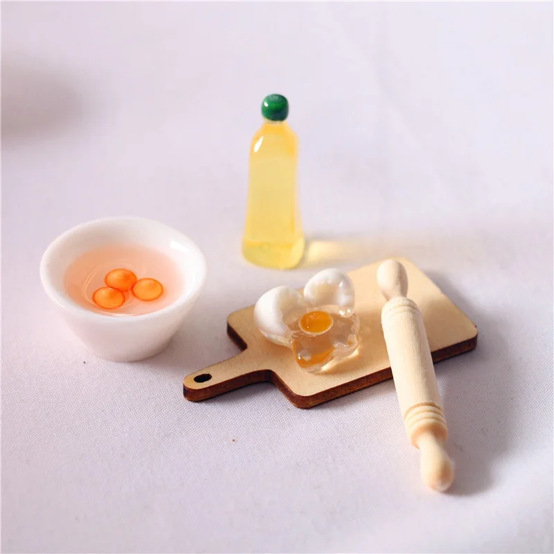 5 Pcs/Set Cute Rolling Pin Egg - Woodworking Oil Finish recension och pris