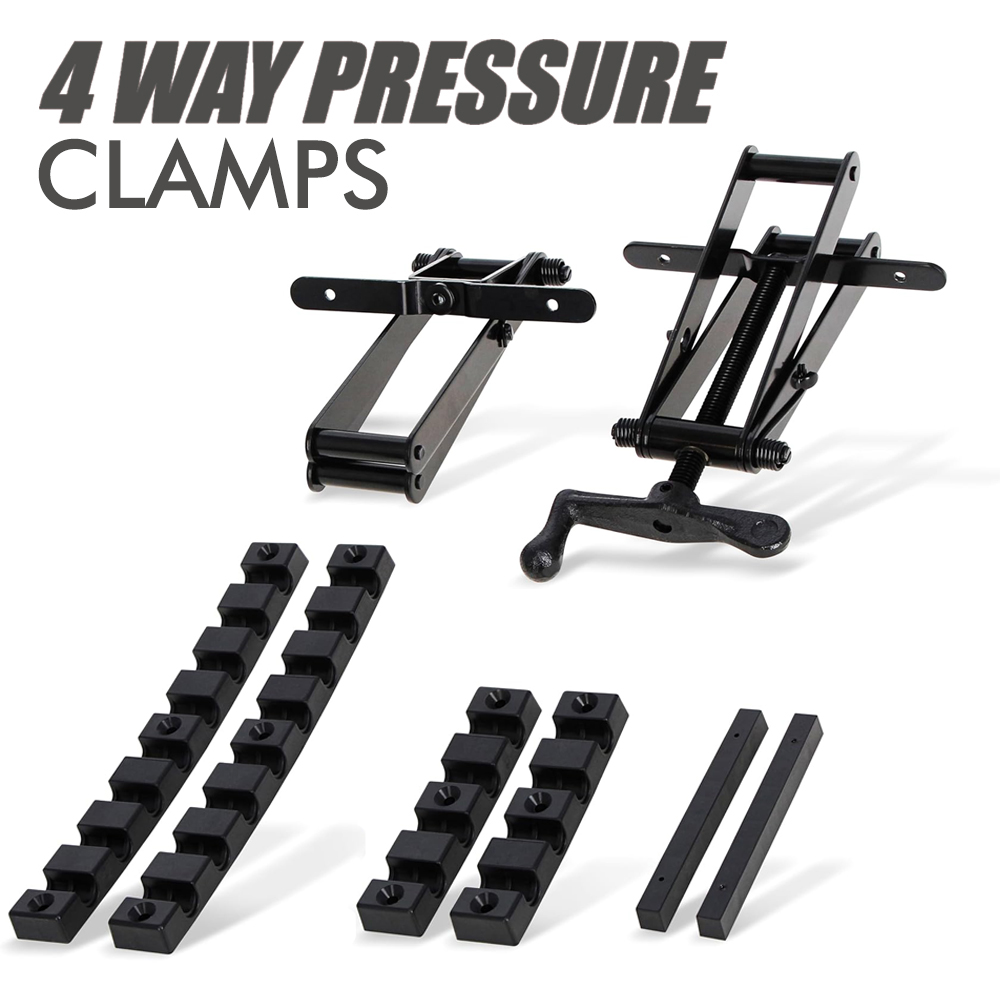 4 Way Pressure Clamps Set Cust - Woodworking Z Clips recension och pris