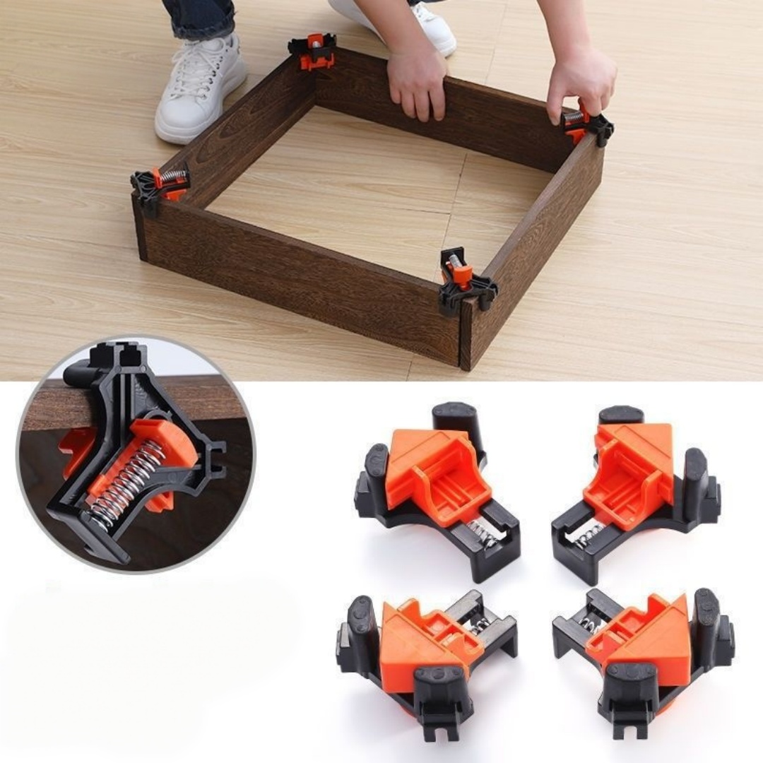 4pcs 90° Right Angle Clamp Fix - Woodworking Essentials recension och pris