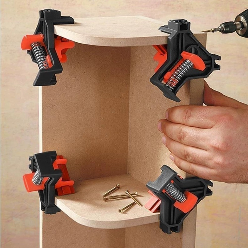 4pcs 90° Right Angle Clamp Fix - Woodworking Essentials recension och pris
