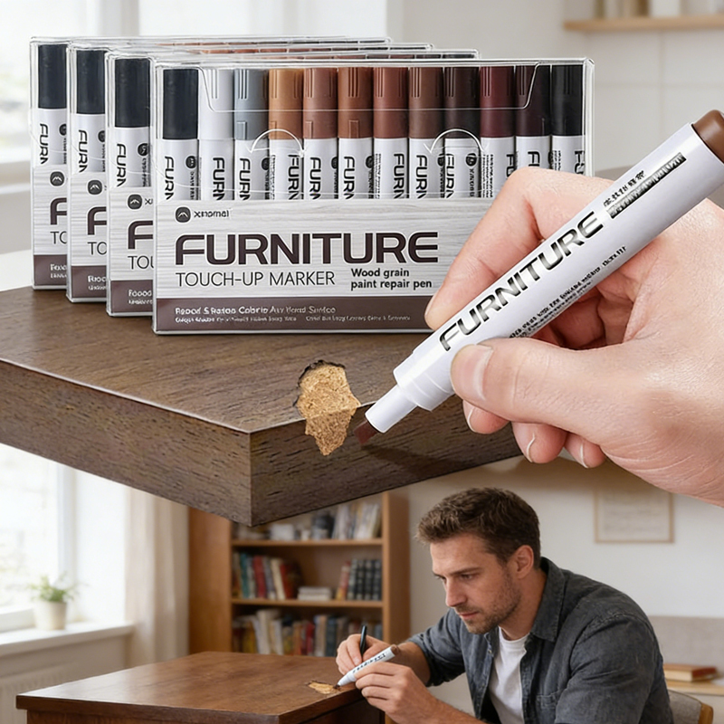 6-12Pcs Furniture Touch Up Mar - Woodworking Oil Finish recension och pris
