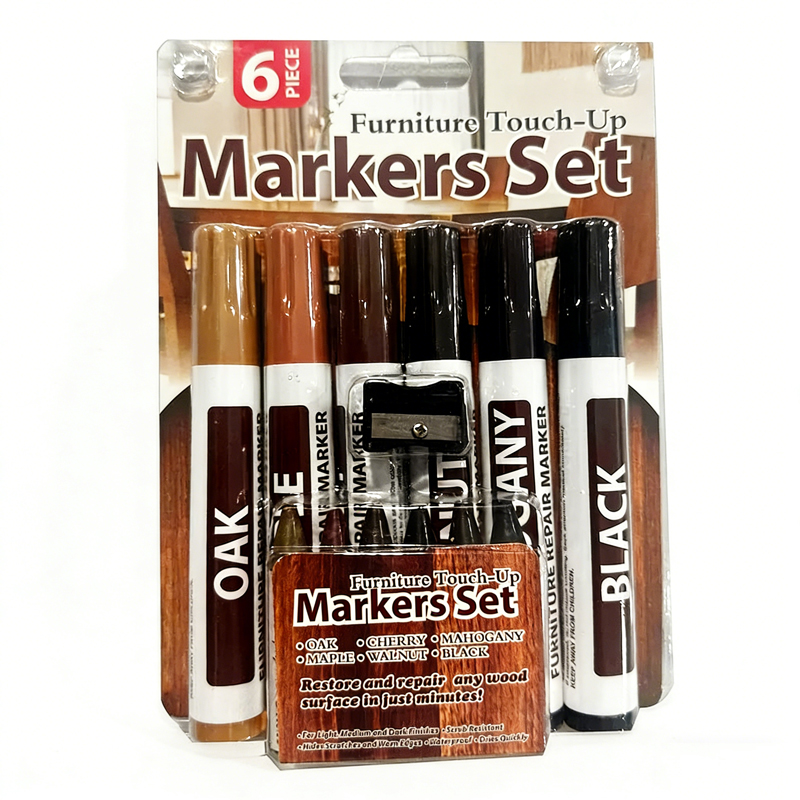 6-12Pcs Furniture Touch Up Mar - Woodworking Oil Finish recension och pris