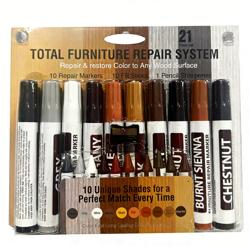 6-12Pcs Furniture Touch Up Mar - Woodworking Oil Finish recension och pris