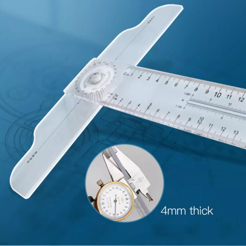 Dual-Sided T Square Ruler Clea - Woodworking Essentials recension och pris