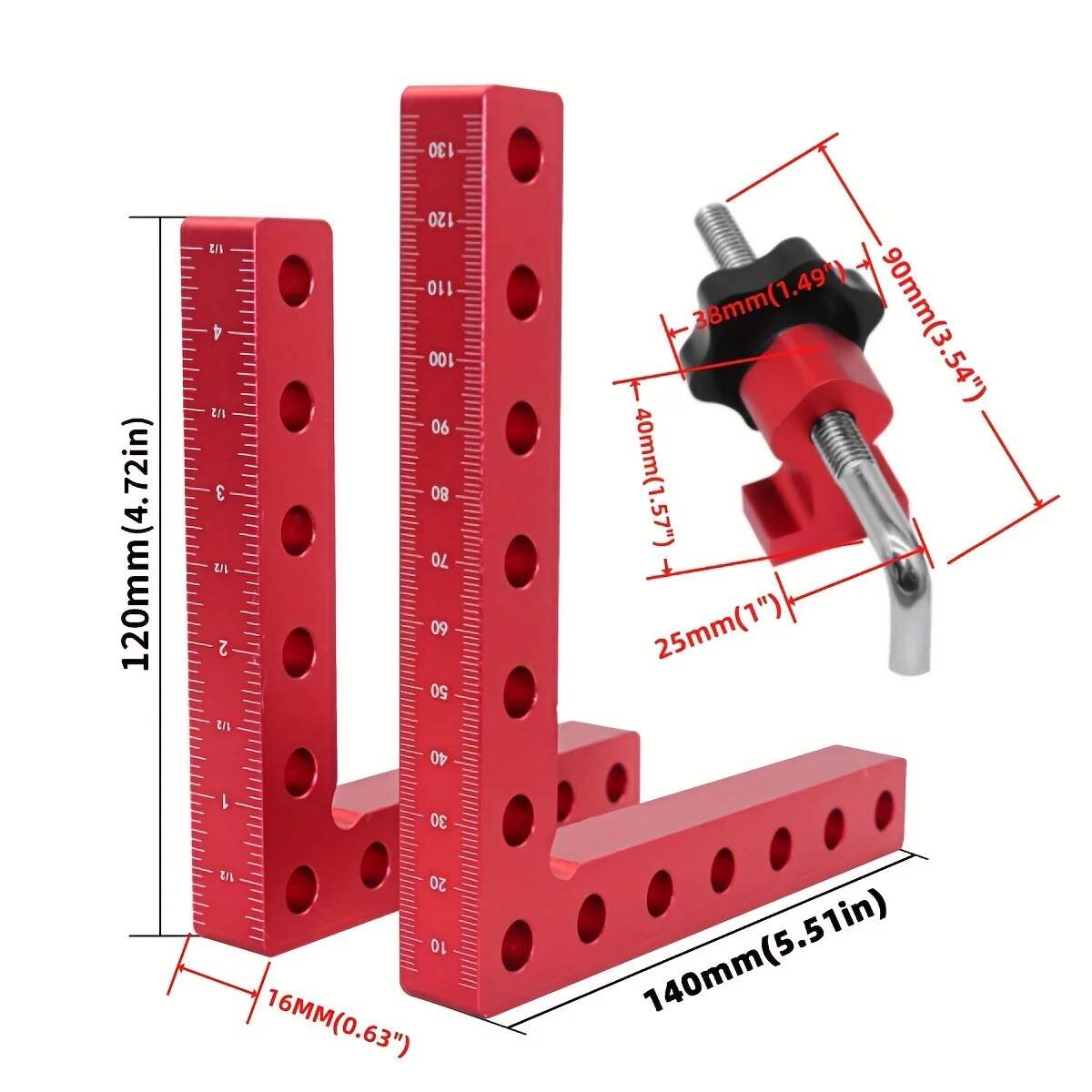 120/140mm 90 Degree Right Angl - Woodworking Z Clips recension och pris
