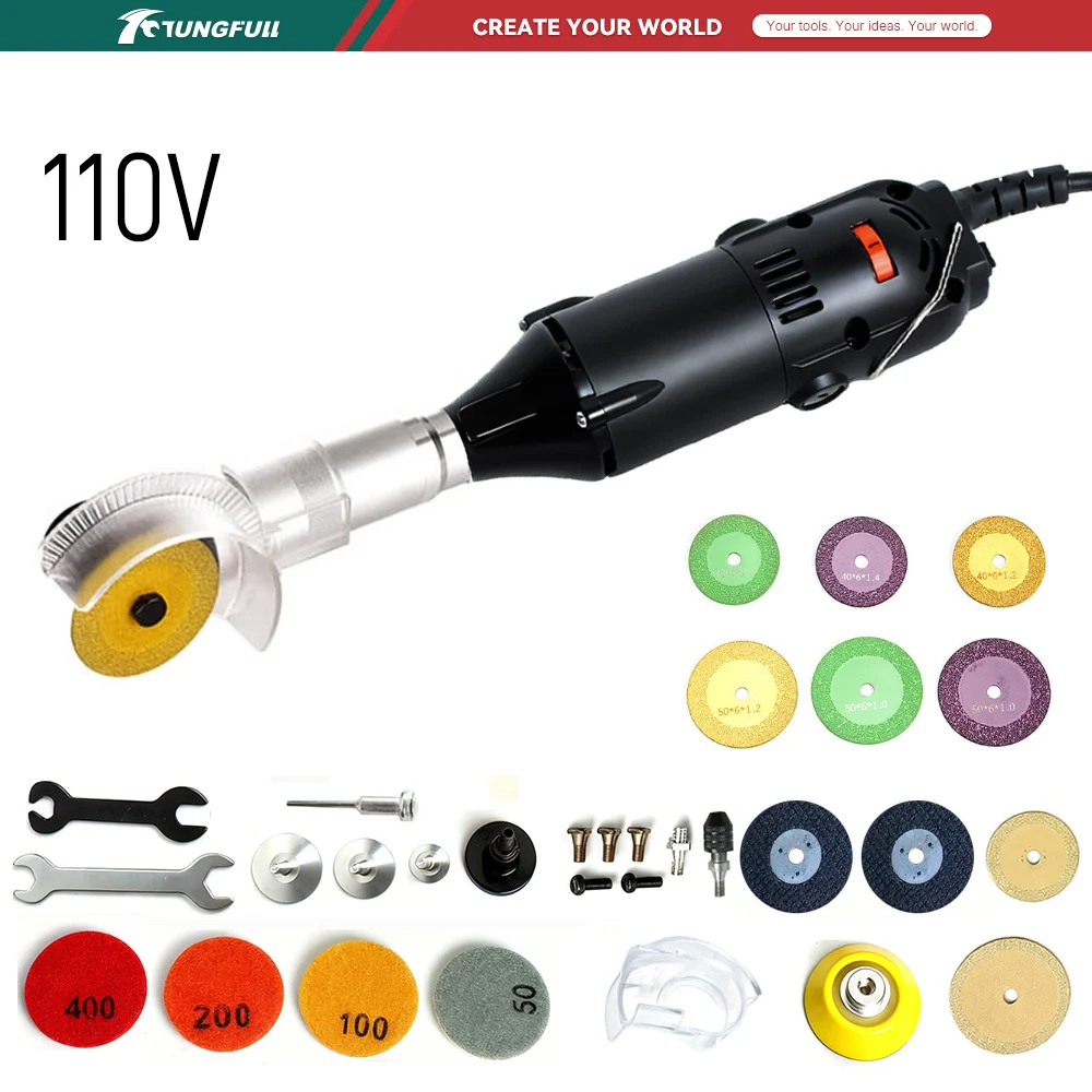 TUNGFULL 110V Mini Angle Grind - Woodworking Diy recension och pris