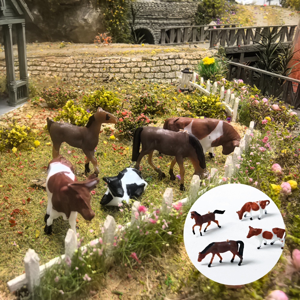 HO Scale Mini Farm Animal Figu - Woodworking Horse recension och pris
