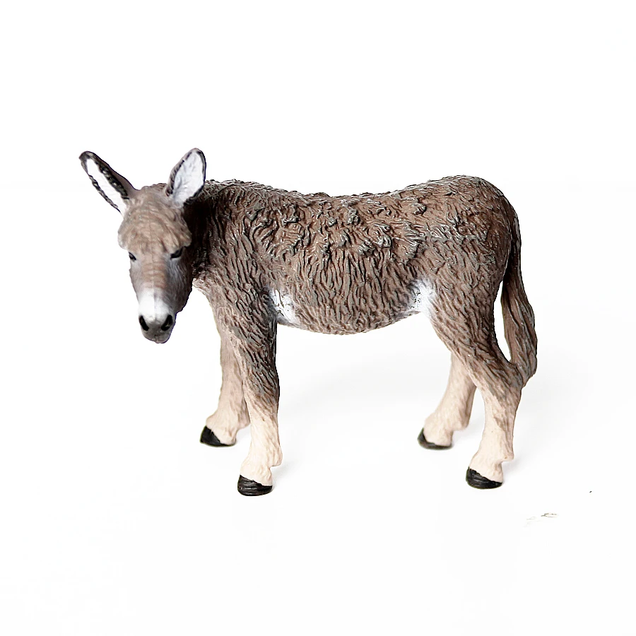 Donkey Model Toy Animals Figur - Woodworking Horse recension och pris