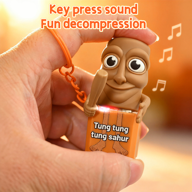 Tung tung tung Sahur Keychain  - Woodworking Ideas recension och pris