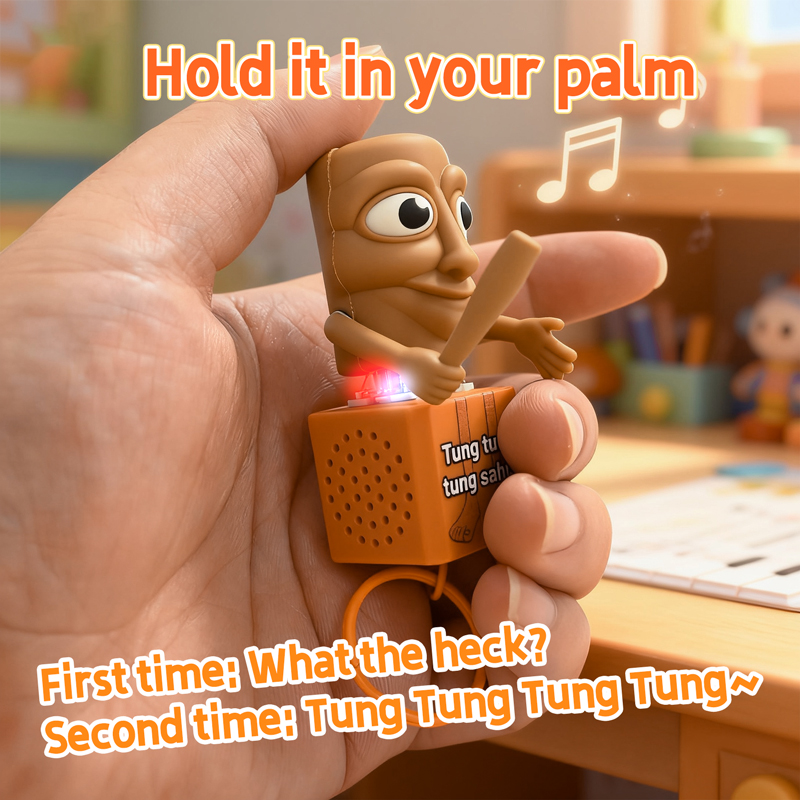 Tung tung tung Sahur Keychain  - Woodworking Ideas recension och pris