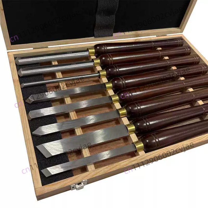 Wood Lathe Turning Tools 8 PCS - Skew Chisel Wood recension och pris