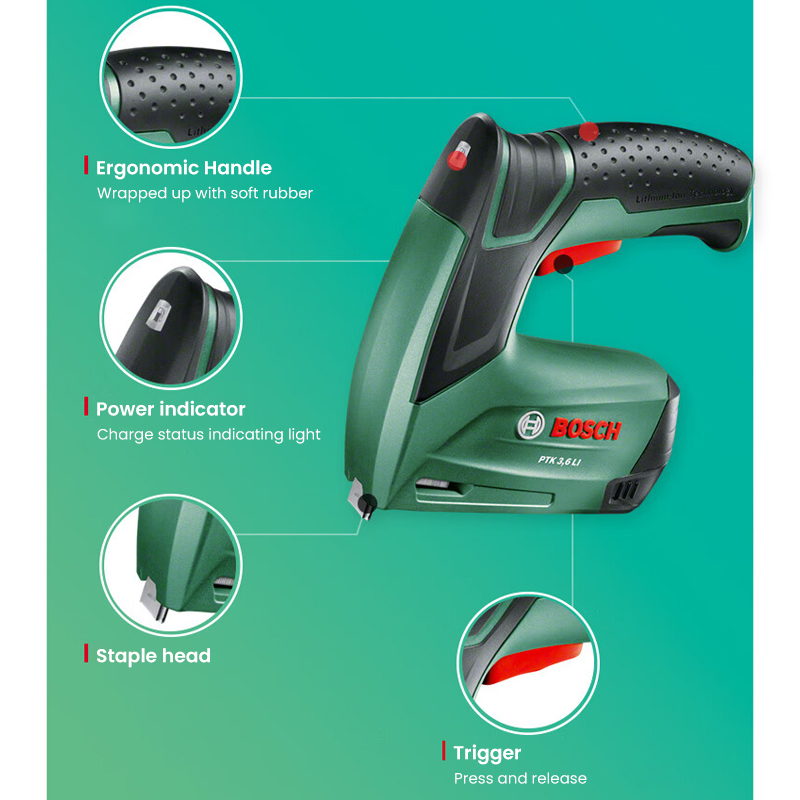 Bosch PTK 3.6 Li Cordless Nail - Woodworking Diy recension och pris