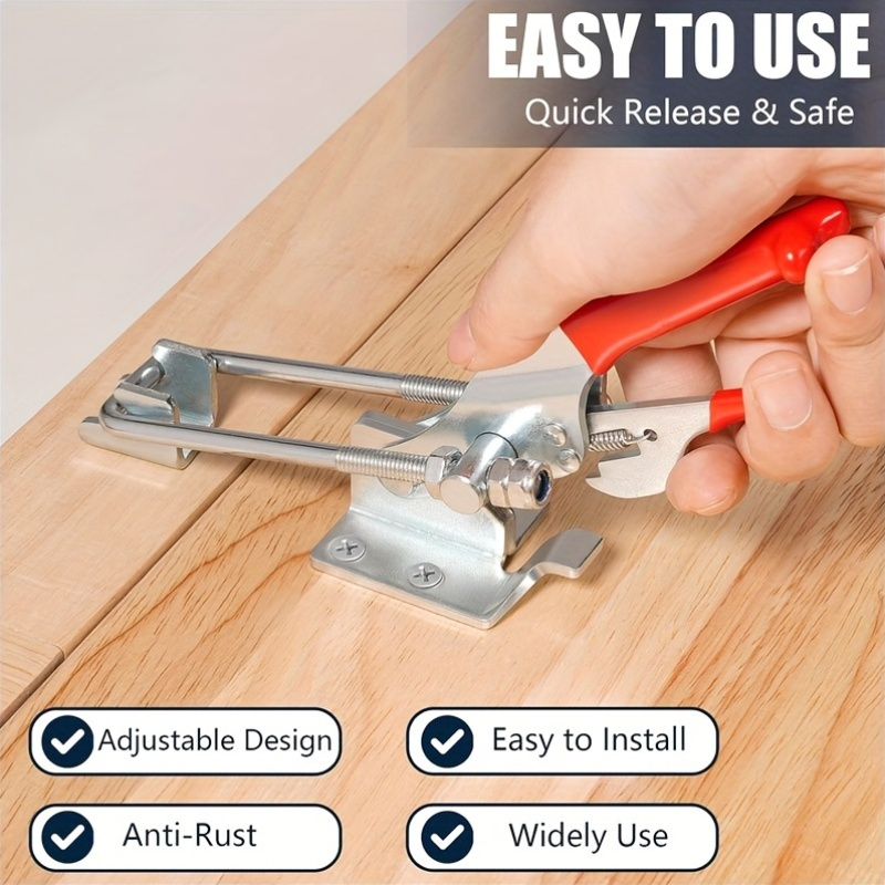 2Pcs Heavy-Duty Clamps Adjusta - Woodworking Quick Clamps recension och pris