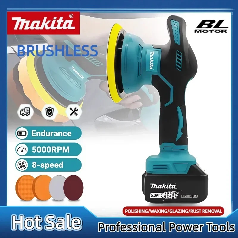 Makita Cordless Polisher 8 Gea - Woodworking Ai recension och pris