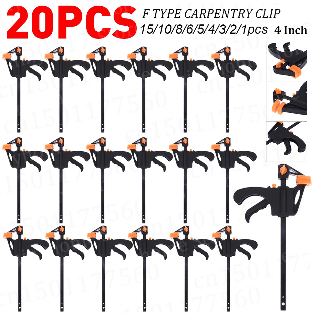 4 Inch Wood Clamp F Type Woodw - Woodworking Z Clips recension och pris