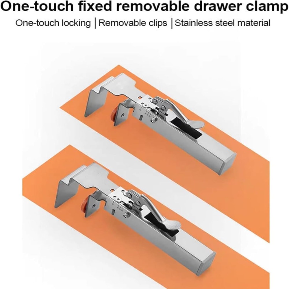 Quick-Install Drawer Front Ins - Woodworking Z Clips recension och pris