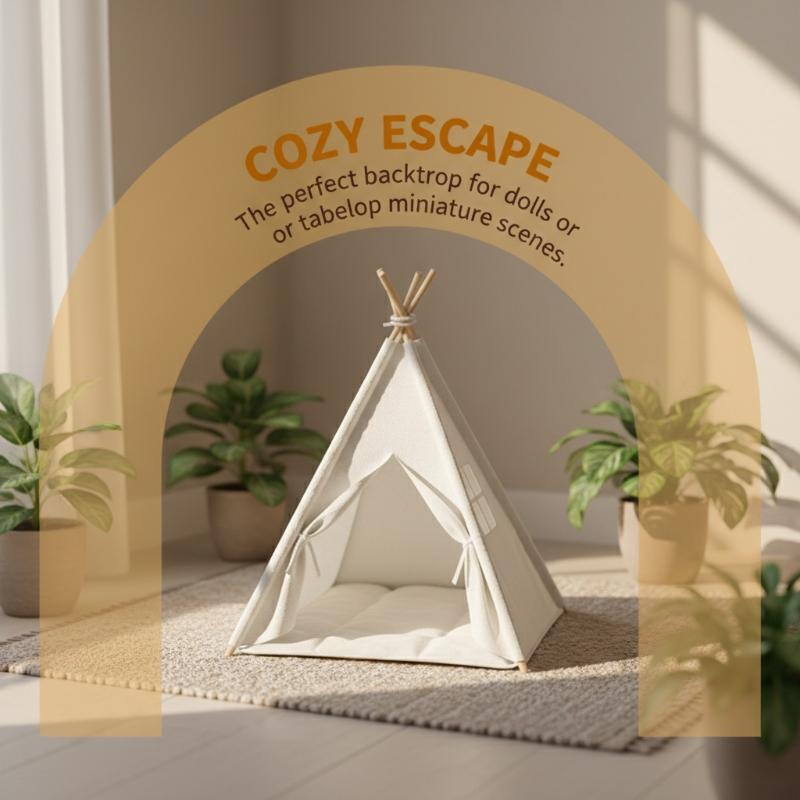 [JN] 1:12 Scale Camping Tent M - Woodworking Diy recension och pris
