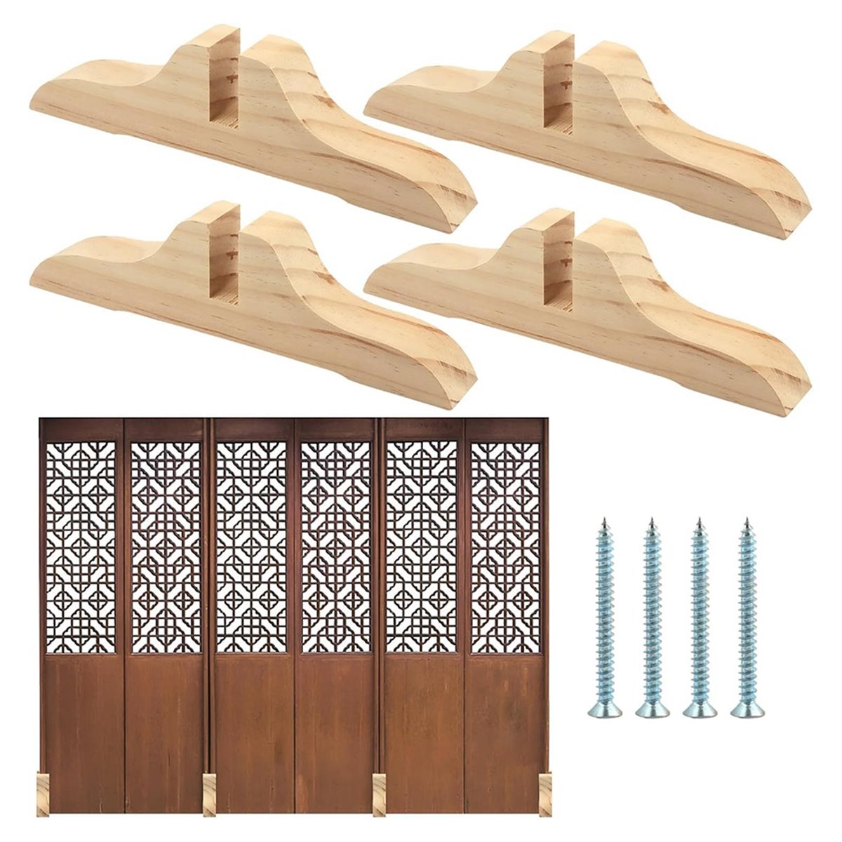 PHONE&GEAR 4pcs Wooden Room Di - Woodworking Manufacturing recension och pris
