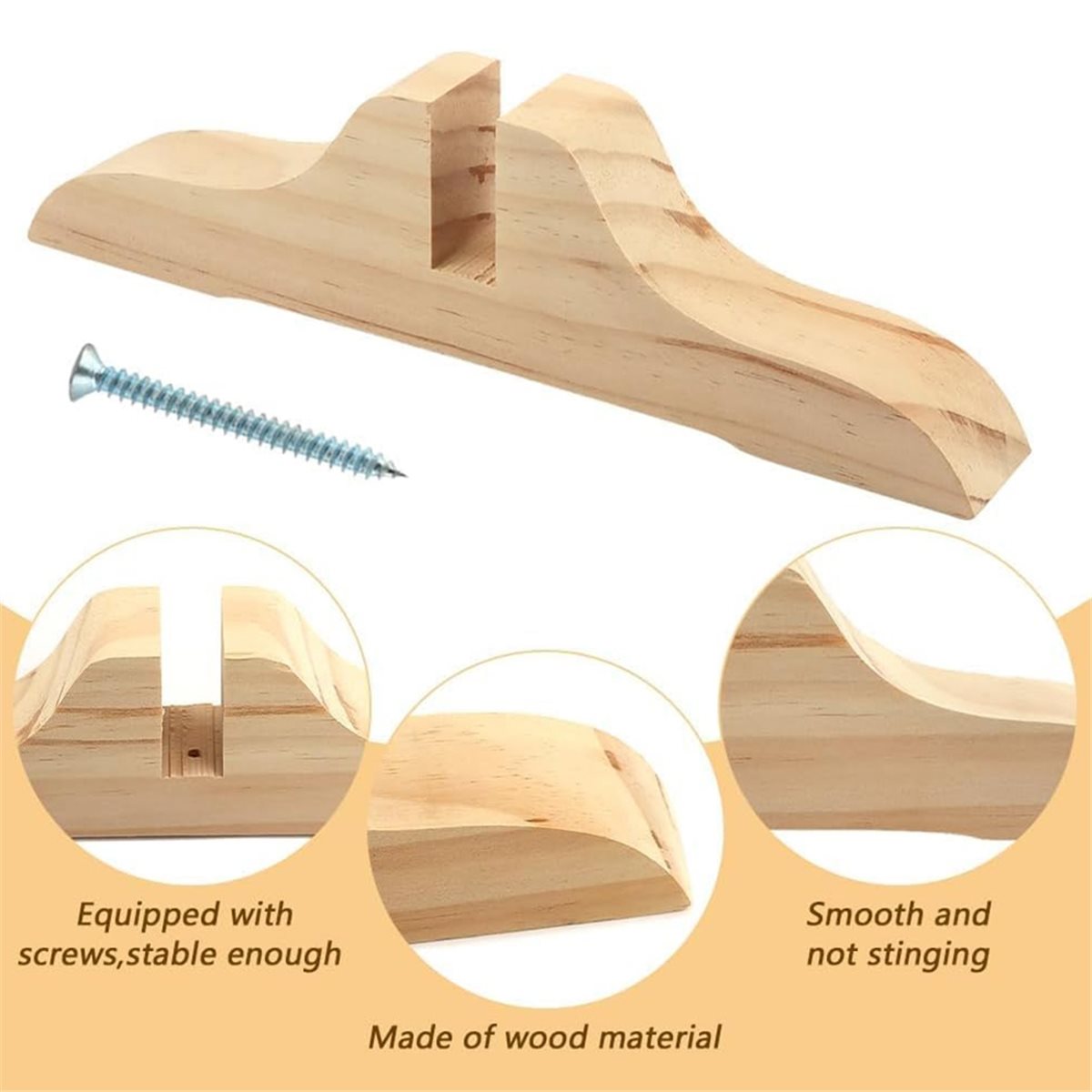 PHONE&GEAR 4pcs Wooden Room Di - Woodworking Manufacturing recension och pris