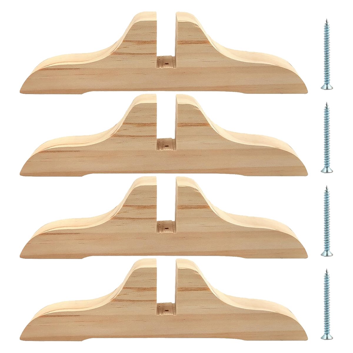 PHONE&GEAR 4pcs Wooden Room Di - Woodworking Manufacturing recension och pris
