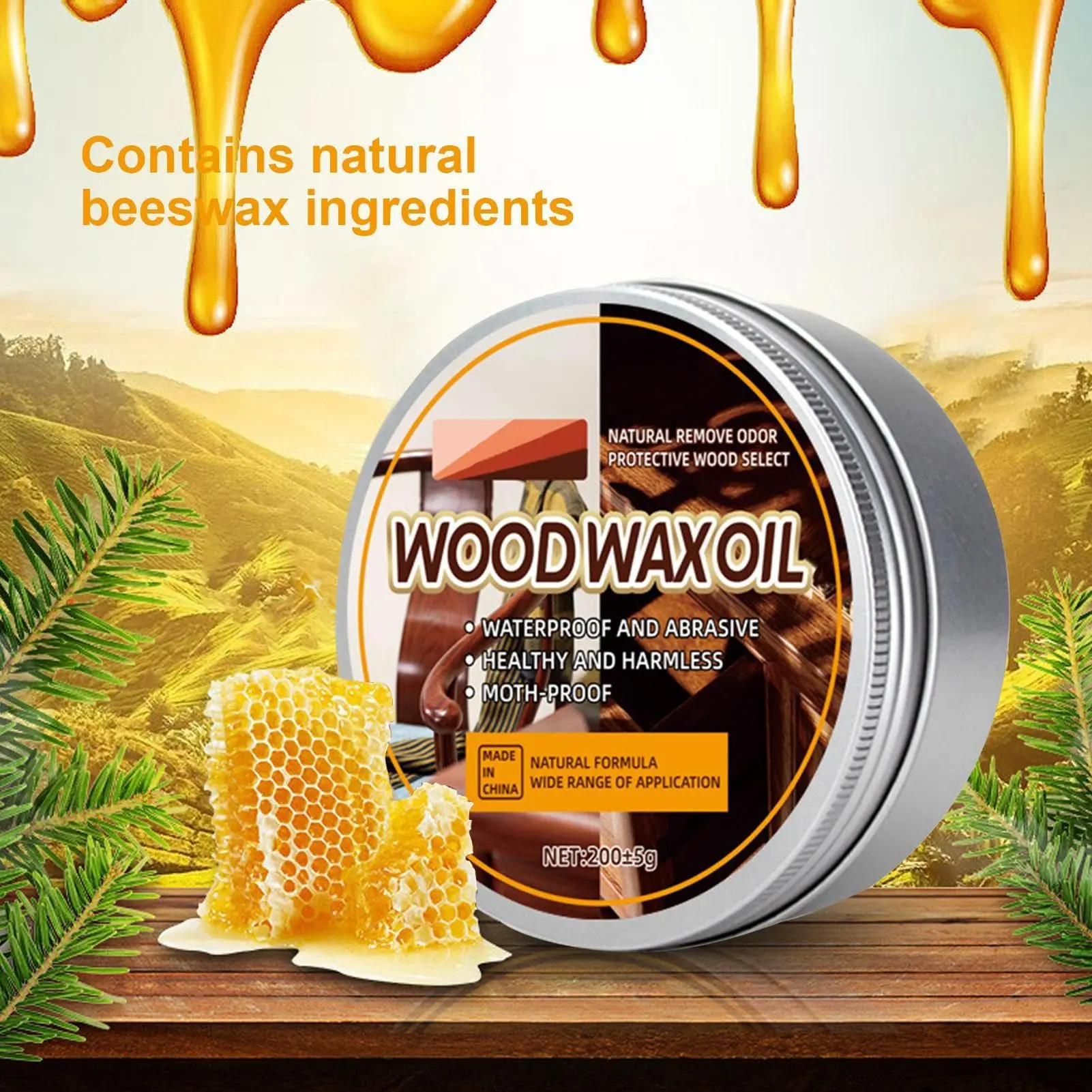 Wooden Beeswax Furniture Polis - Woodworking Oil Finish recension och pris