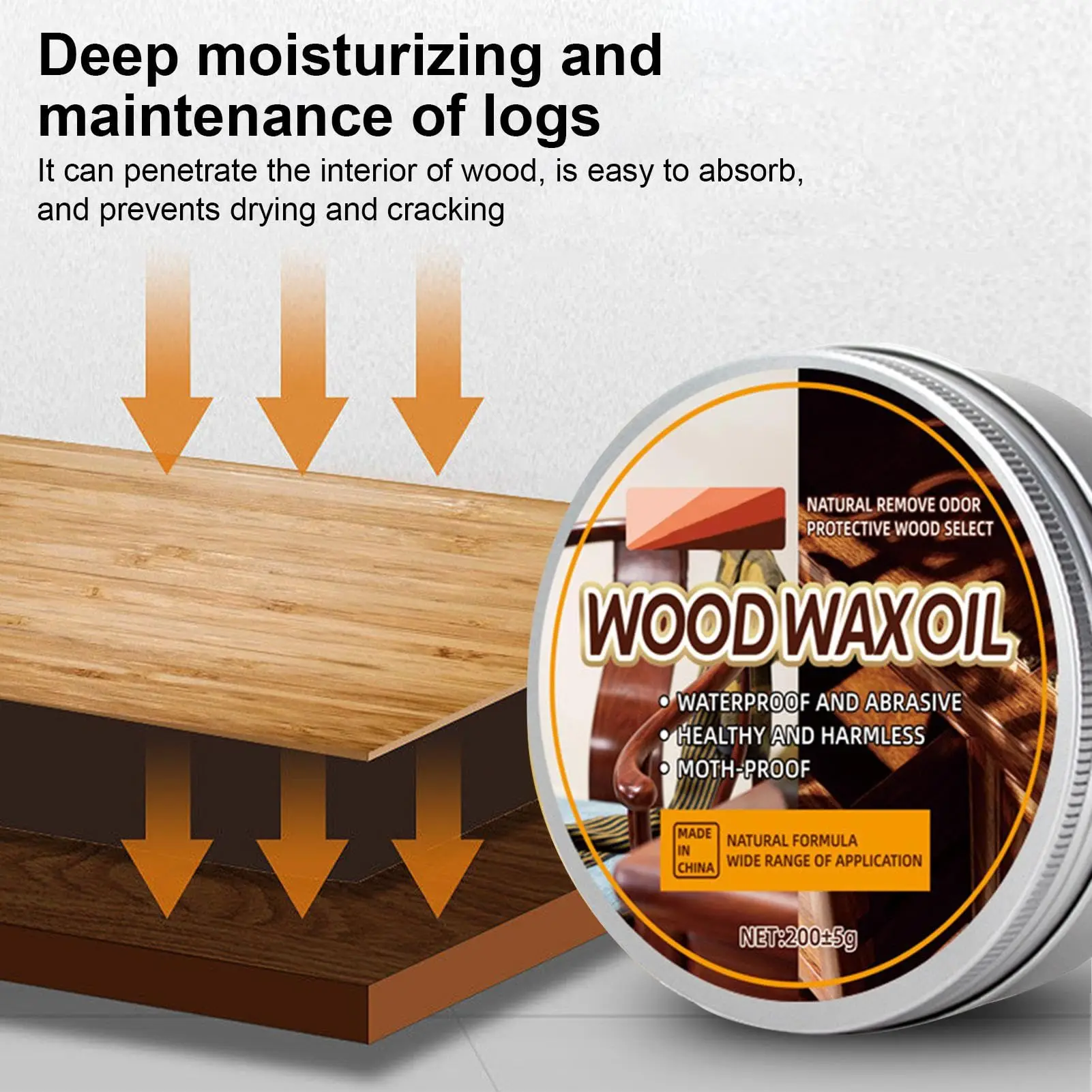 Wooden Beeswax Furniture Polis - Woodworking Oil Finish recension och pris