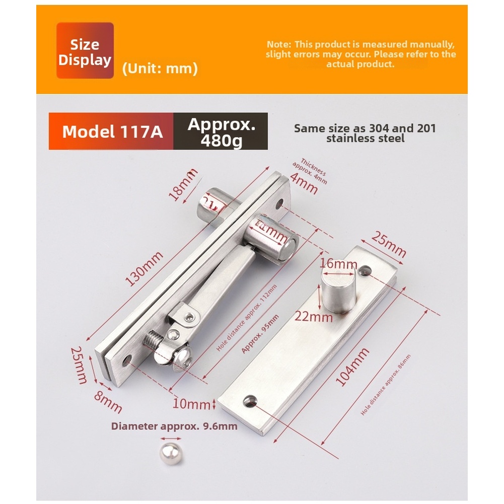 304 Stainless Steel Concealed  - Woodworking Terms recension och pris