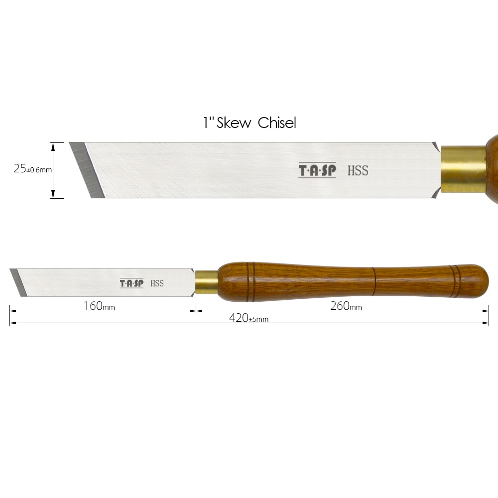TASP HSS Skew Chisel Woodturni - Skew Chisel Wood recension och pris