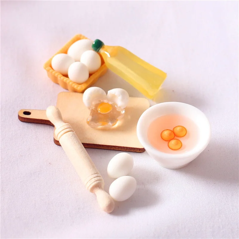 5Pcs/Set Cute Rolling Pin Egg  - Woodworking Oil Finish recension och pris