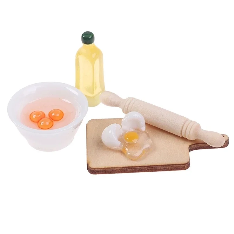 5Pcs/Set Cute Rolling Pin Egg  - Woodworking Oil Finish recension och pris